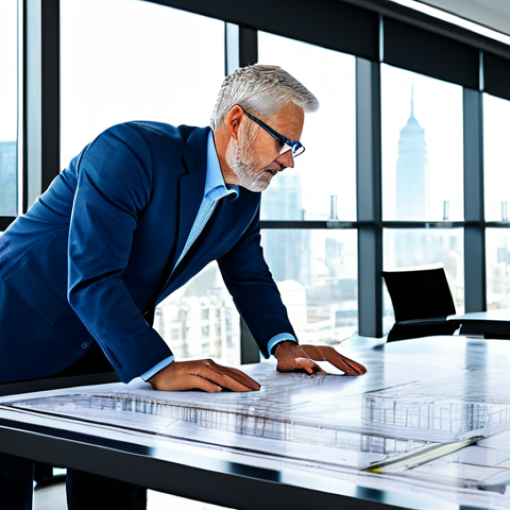 **

"A professional city planner in appropriate attire, reviewing blueprints on a large interactive table in a brightly lit, modern urban planning office. Cityscape visible through large windows. Perfect anatomy, correct proportions, well-formed hands, fully clothed, professional, safe for work, appropriate content, natural pose."

**