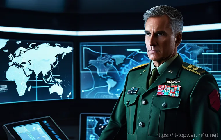 top war 효율적인 병력 배치 - **"A realistic digital painting of a diverse military commander, focused and determined, dressed in ...