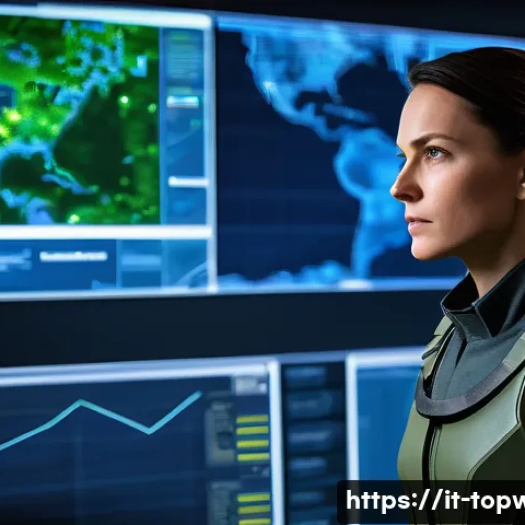 top war 전투 기록 분석 - **Prompt 1: "The Strategist's Gaze"**
    A focused, determined female military strategist, appearin...