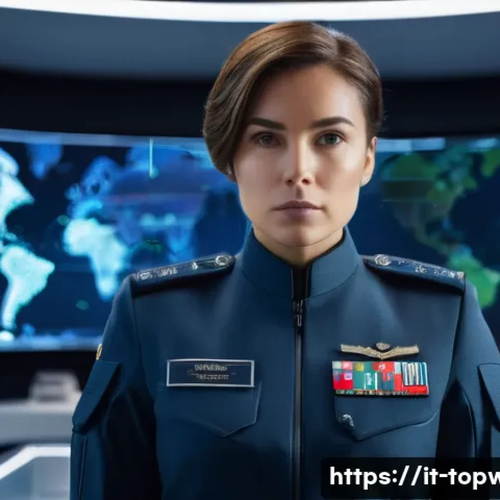 top war 서버 이전 팁 - **"Determined Female Commander Strategizing"**
A focused young adult female military commander, ...