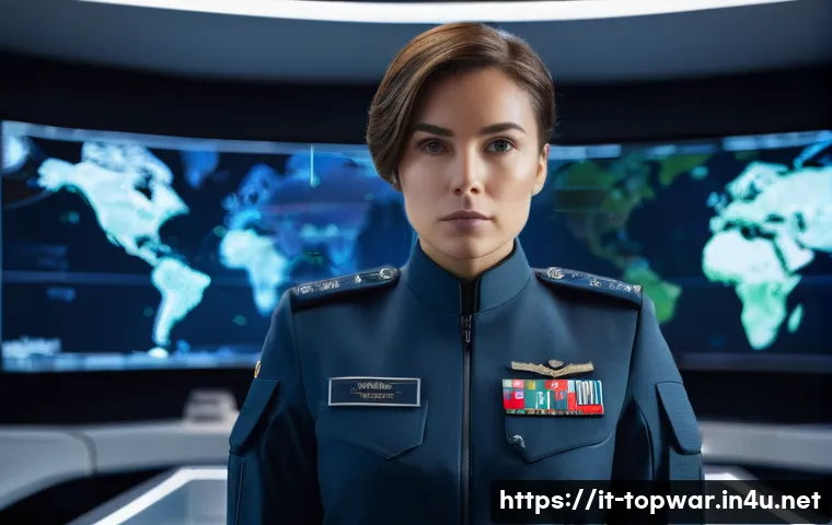 top war 서버 이전 팁 - **"Determined Female Commander Strategizing"**
    A focused young adult female military commander, ...