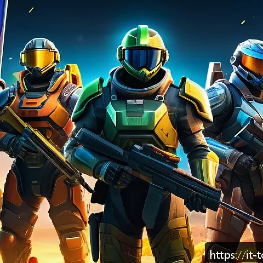 top war 스킨 획득 방법 - A detailed digital illustration of a strategic gaming scene featuring a diverse team of players acti...